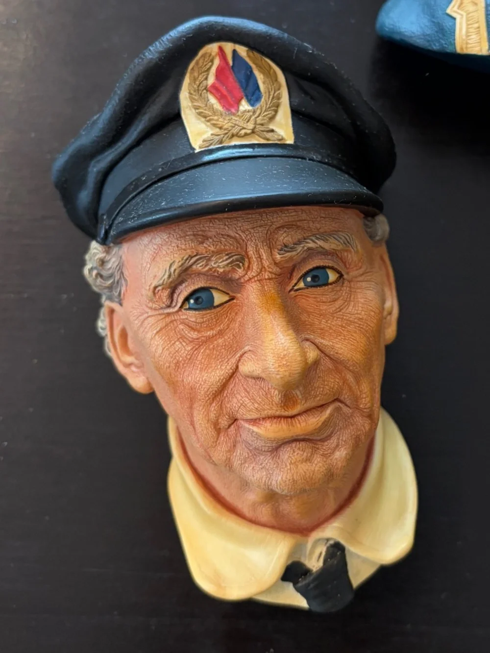 Vintage Bossons Chalkware Sea Captain Head 1970s England